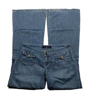Forme Jeans Womens Flare Leg Size 9 Medium Wash Denim